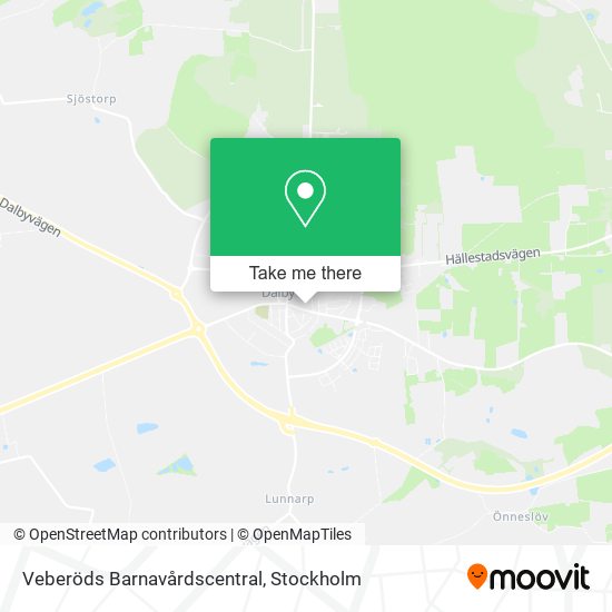 Veberöds Barnavårdscentral map