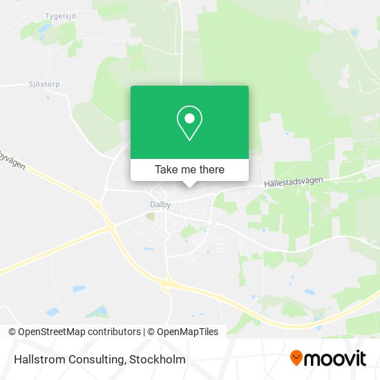 Hallstrom Consulting map