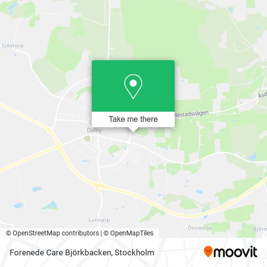 Forenede Care Björkbacken map