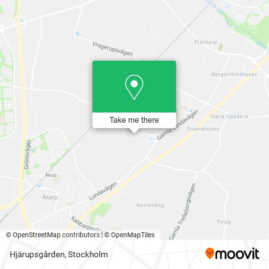 Hjärupsgården map