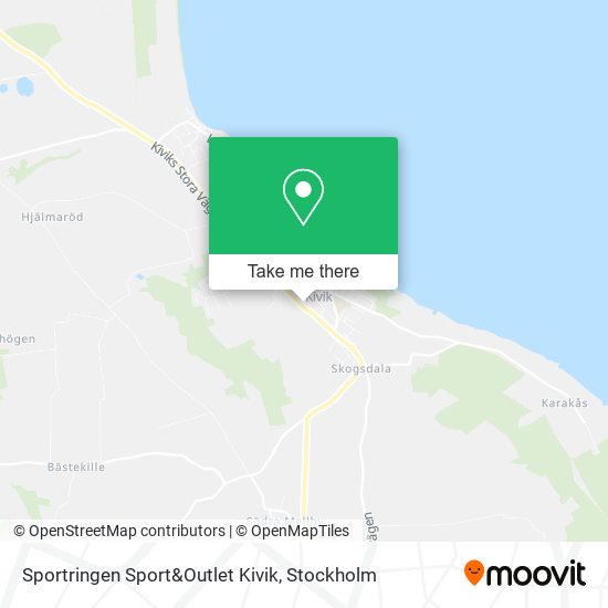 Sportringen Sport&Outlet Kivik map