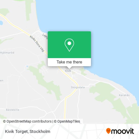 Kivik Torget map