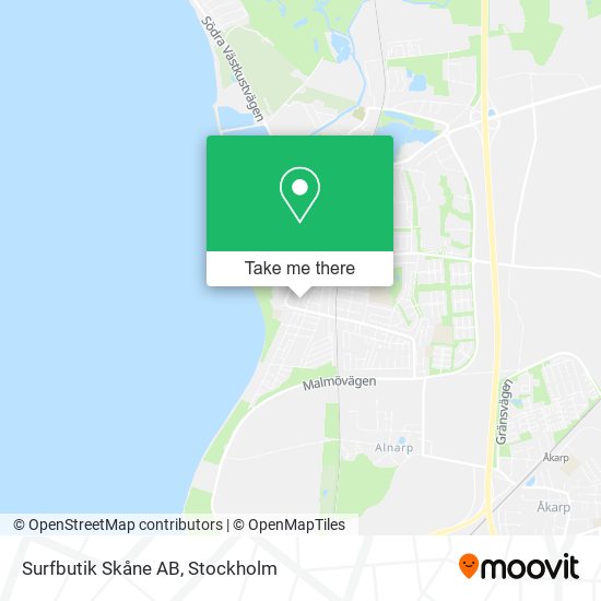 Surfbutik Skåne AB map