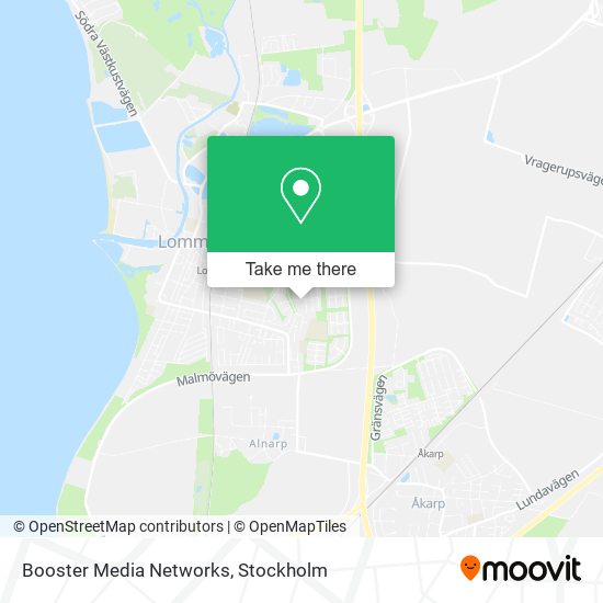 Booster Media Networks map