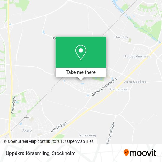Uppåkra församling map