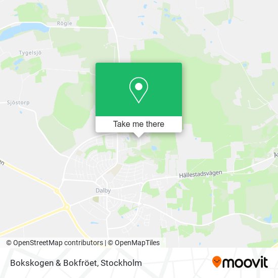 Bokskogen & Bokfröet map