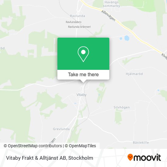 Vitaby Frakt & Alltjänst AB map