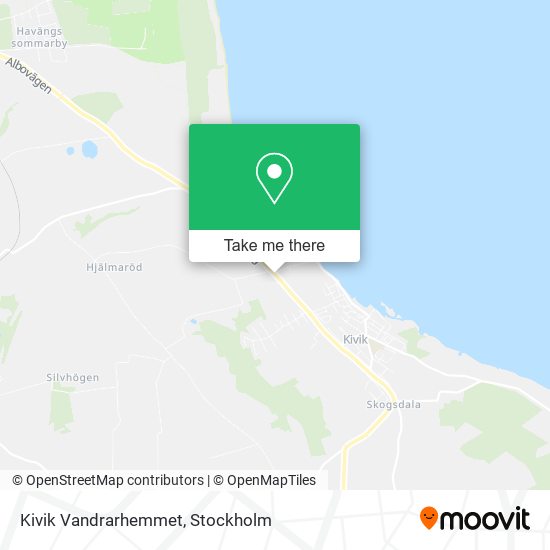 Kivik Vandrarhemmet map