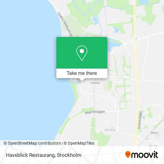 Havsblick Restaurang map