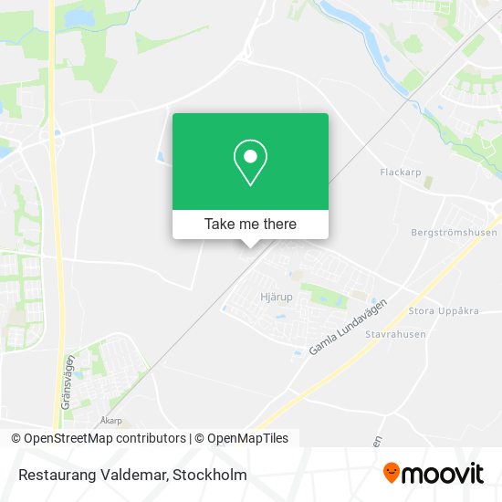 Restaurang Valdemar map