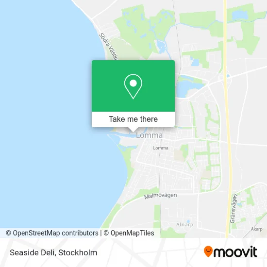 Seaside Deli map