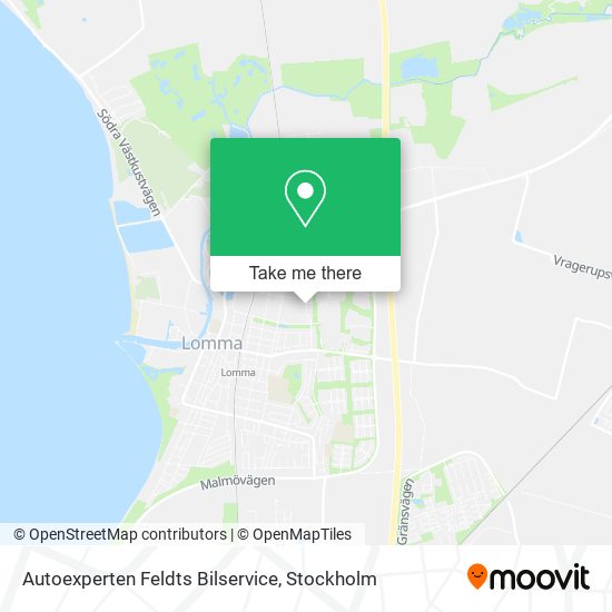 Autoexperten Feldts Bilservice map