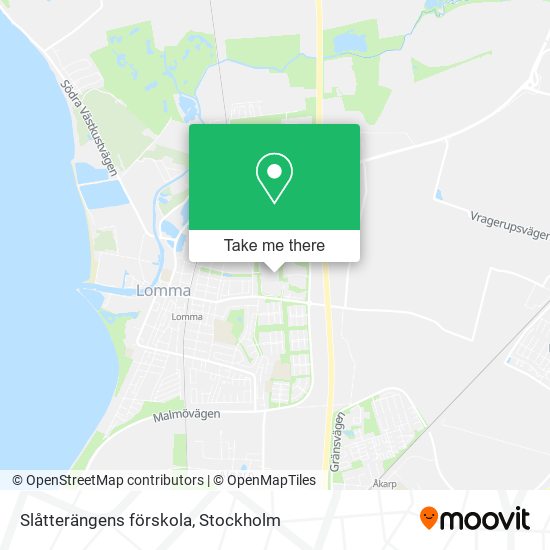 Slåtterängens förskola map