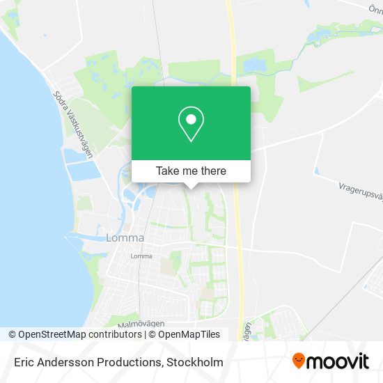 Eric Andersson Productions map