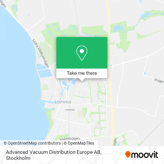 Advanced Vacuum Distribution Europe AB map