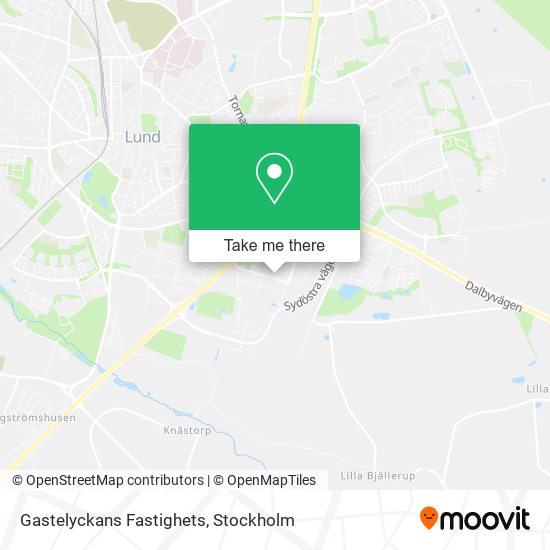 Gastelyckans Fastighets map