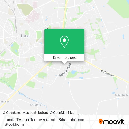 Lunds TV och Radioverkstad - Bilradiohörnan map