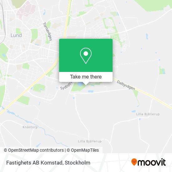 Fastighets AB Komstad map