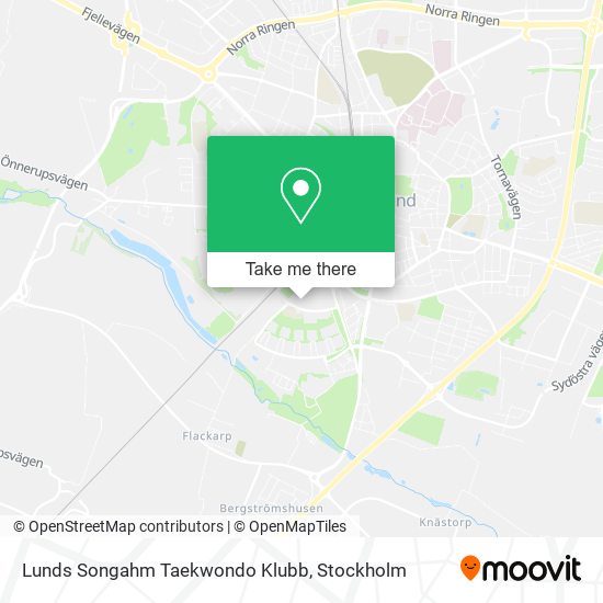 Lunds Songahm Taekwondo Klubb map