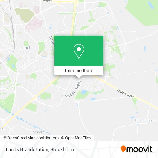 Lunds Brandstation map