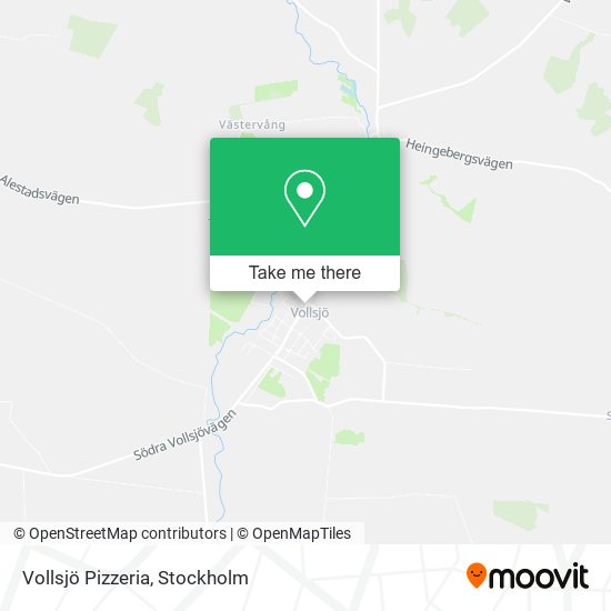 Vollsjö Pizzeria map