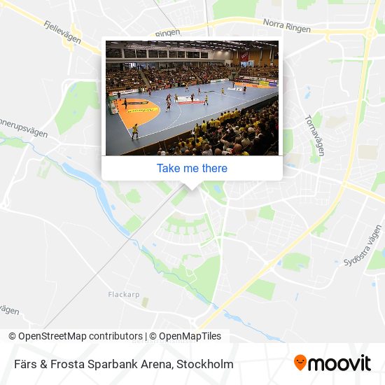 Färs & Frosta Sparbank Arena map