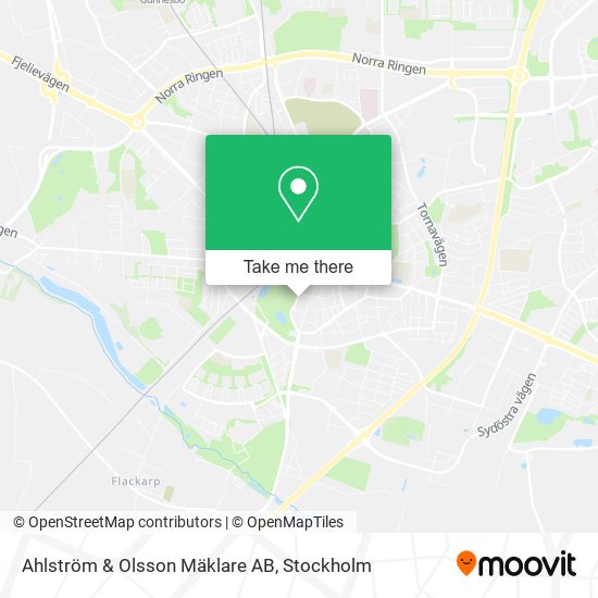 Ahlström & Olsson Mäklare AB map