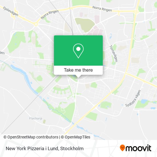 New York Pizzeria i Lund map