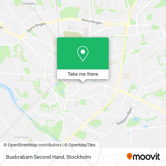 Busbrabarn Second Hand map
