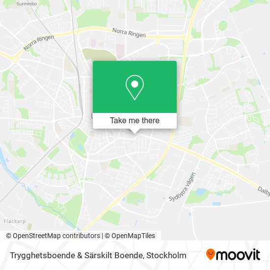 Trygghetsboende & Särskilt Boende map