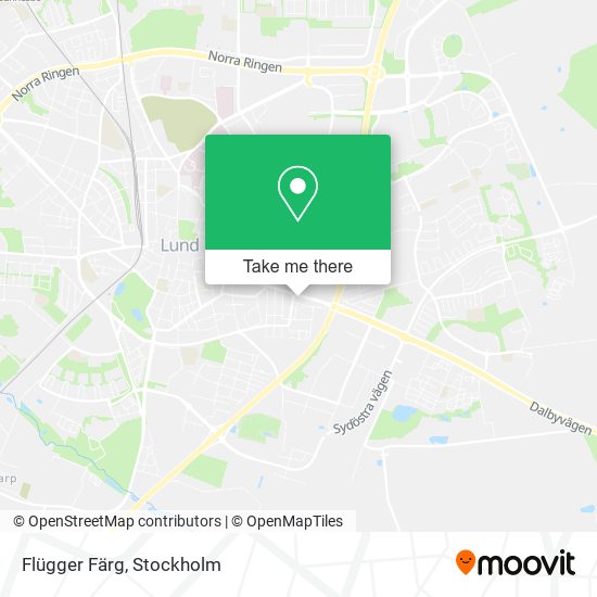 Flügger Färg map