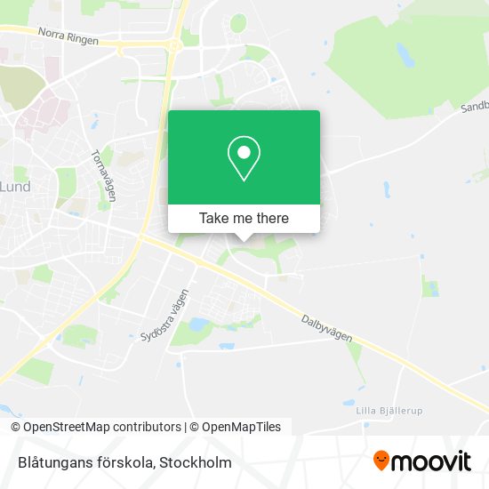 Blåtungans förskola map