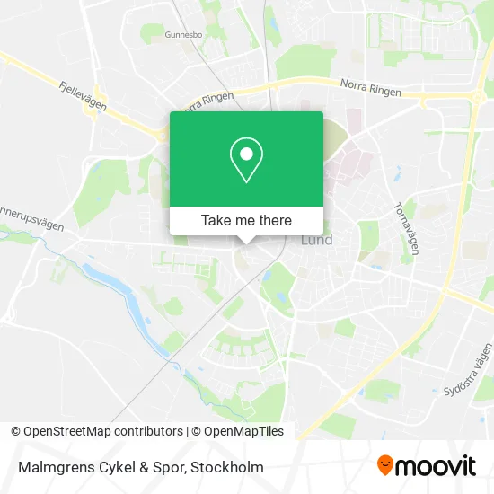 Malmgrens Cykel & Spor map