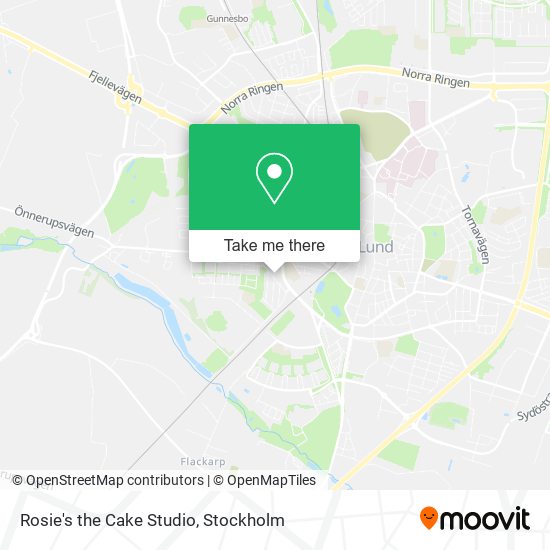 Rosie's the Cake Studio map