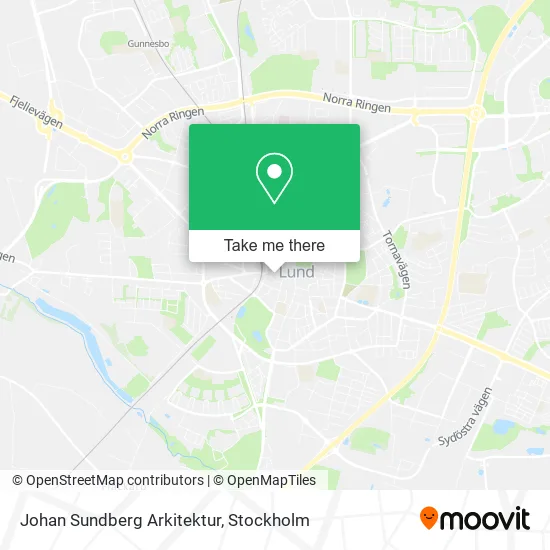 Johan Sundberg Arkitektur map