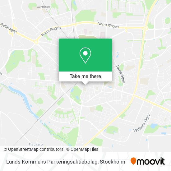 Lunds Kommuns Parkeringsaktiebolag map