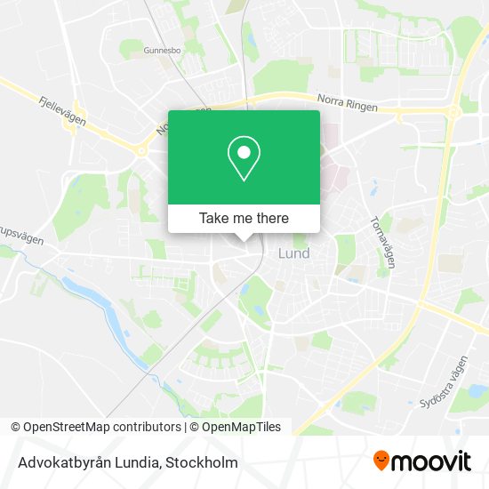 Advokatbyrån Lundia map