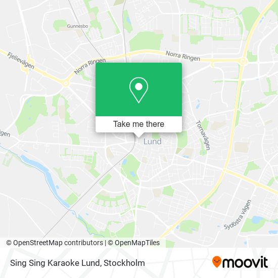 Sing Sing Karaoke Lund map