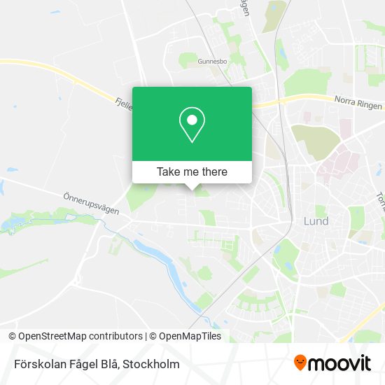 Förskolan Fågel Blå map