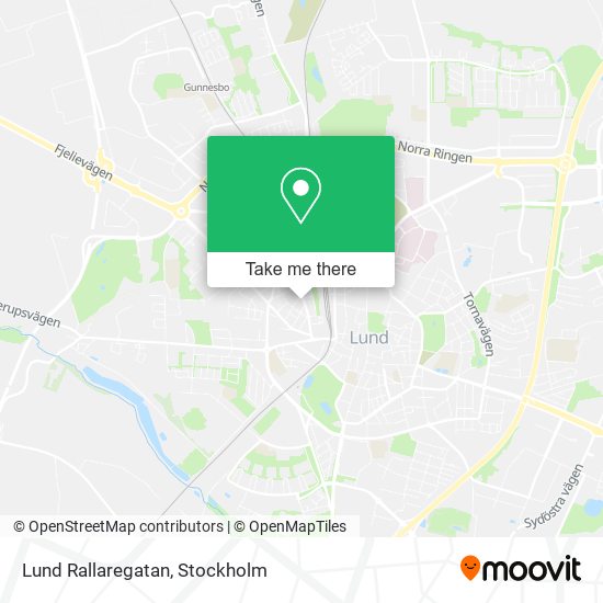 Lund Rallaregatan map