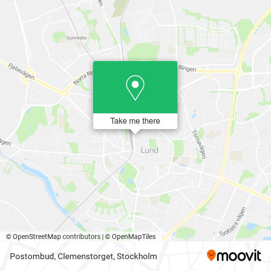 Postombud, Clemenstorget map