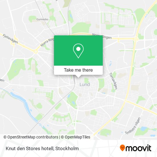 Knut den Stores hotell map