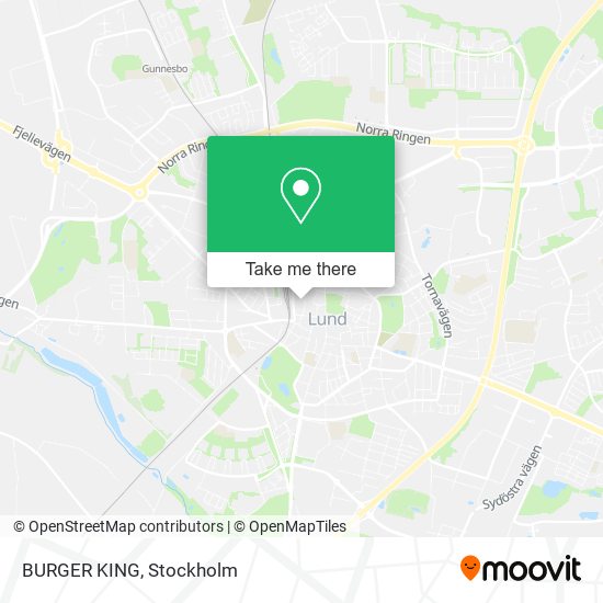 BURGER KING map