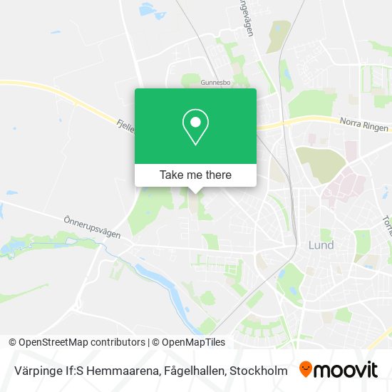 Värpinge If:S Hemmaarena, Fågelhallen map