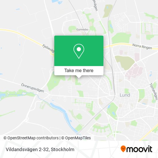 Vildandsvägen 2-32 map