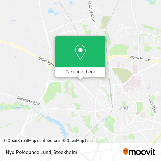 Nyd Poledance Lund map