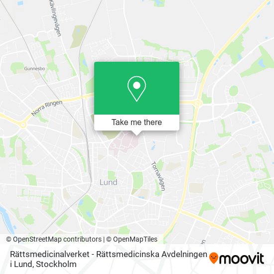 Rättsmedicinalverket - Rättsmedicinska Avdelningen i Lund map