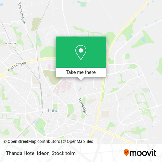 Thanda Hotel Ideon map