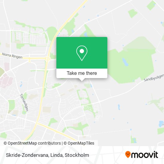 Skride-Zondervana, Linda map