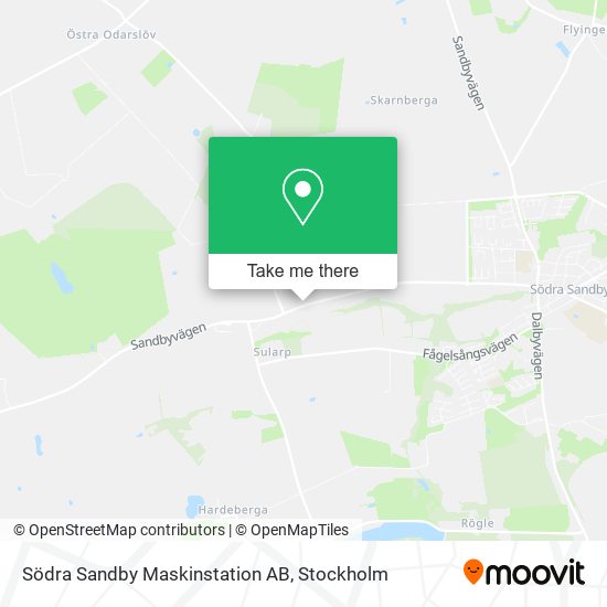 Södra Sandby Maskinstation AB map